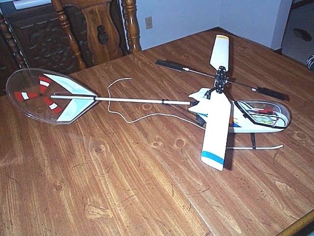 old rc helicopter