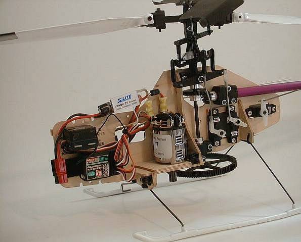 rc helicopter rotor assembly